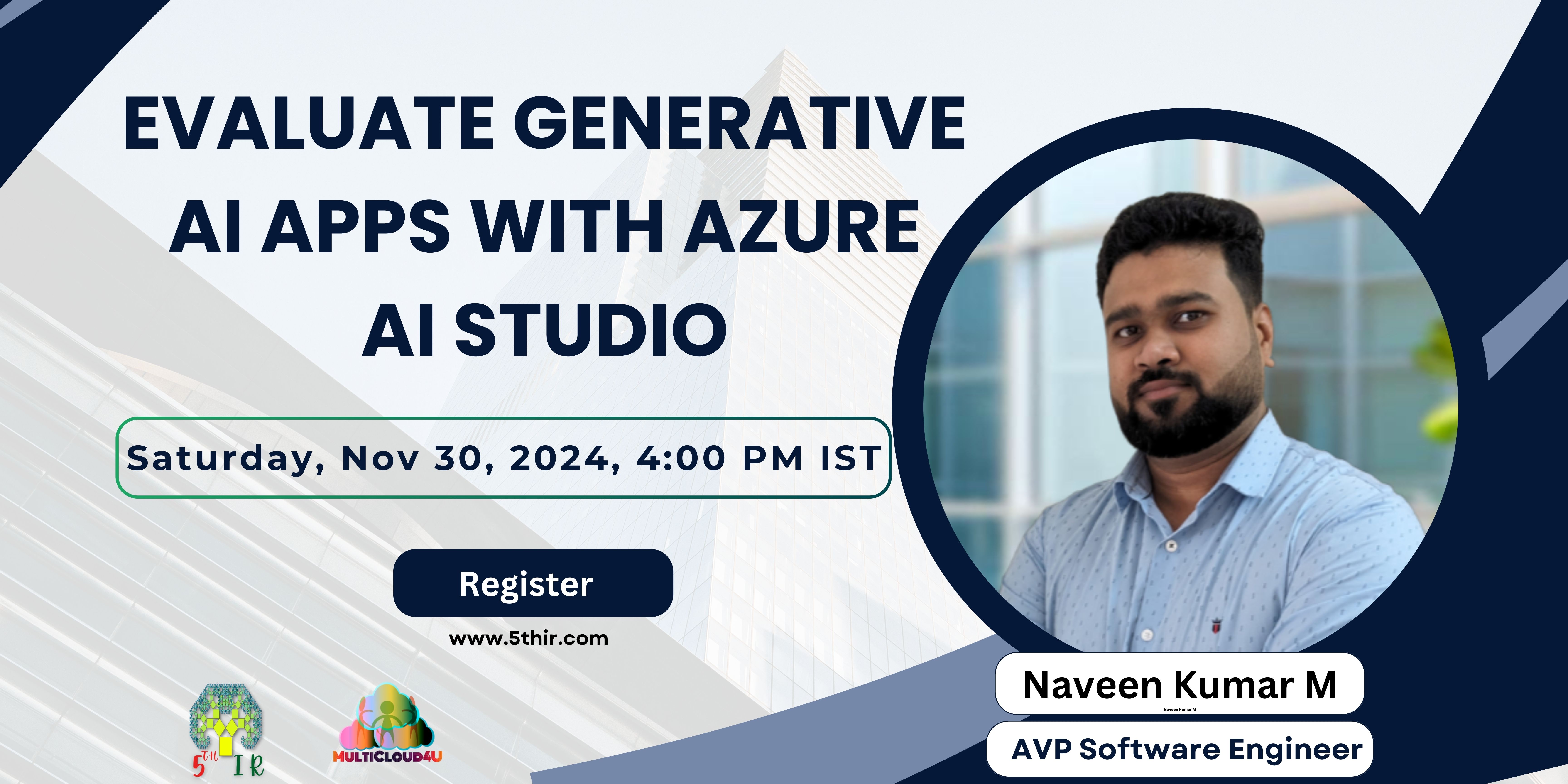 Evaluate Generative AI Apps with Azure A...