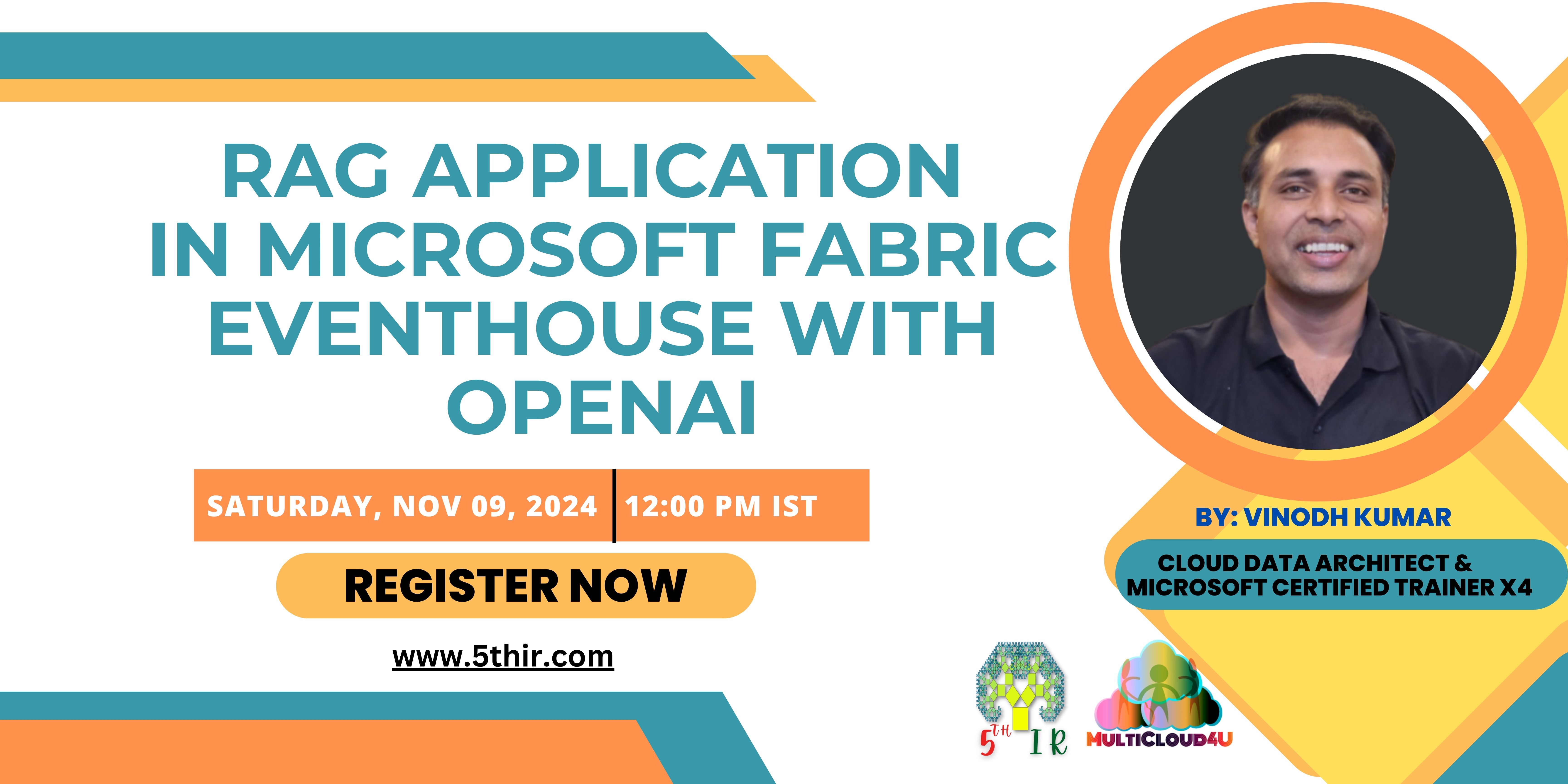 RAG application in Microsoft Fabric Even...