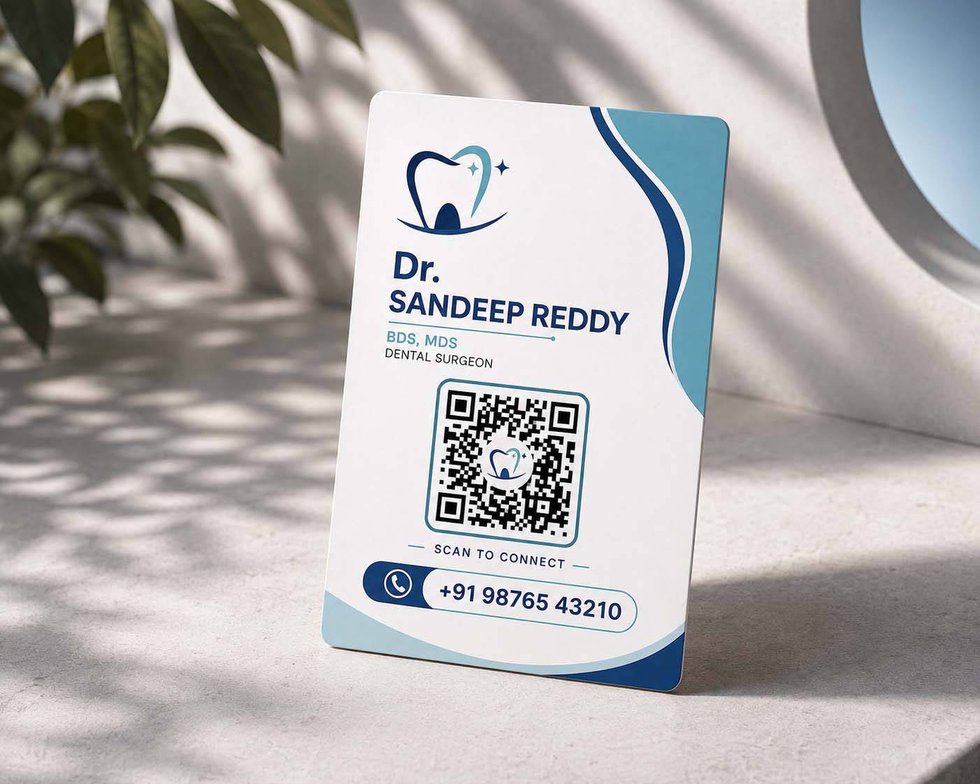 Dentist Digital QR Business Card