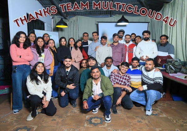 Vcarddly (powered by 5thIR) team celebrating together